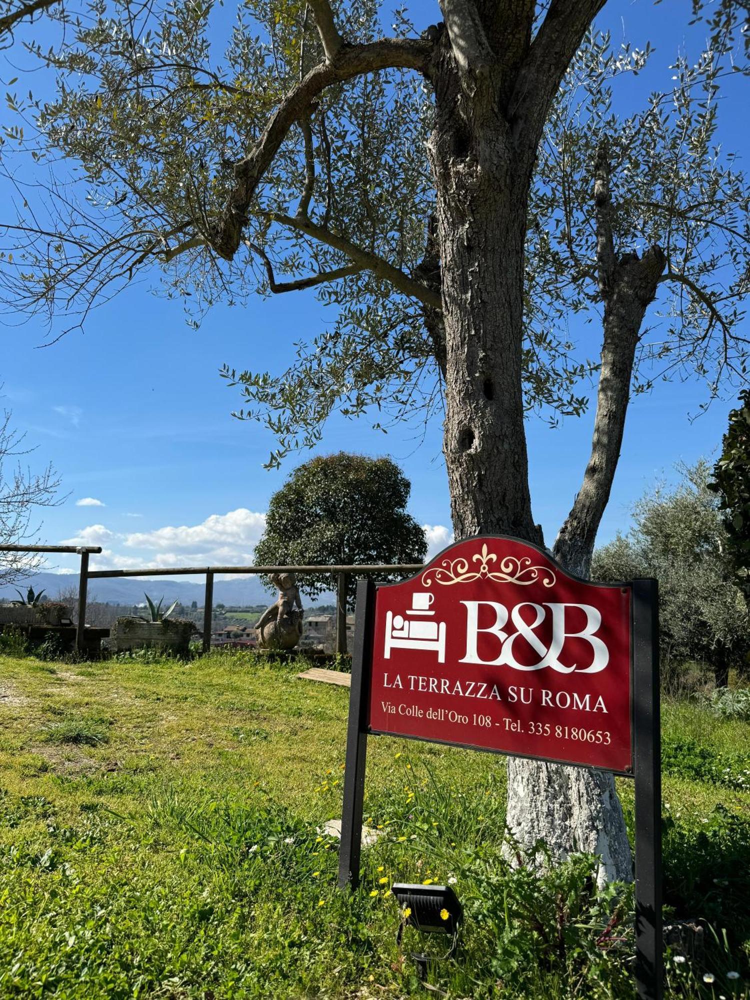 La Terrazza Su Roma Bed and Breakfast Zagarolo Eksteriør billede